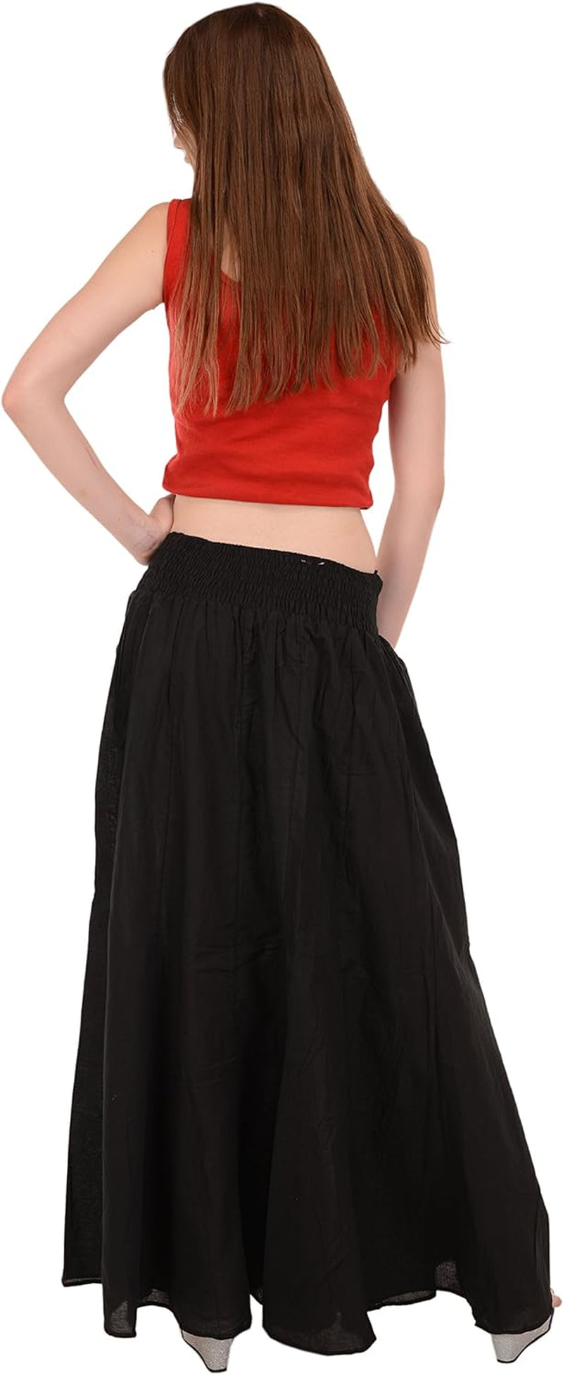SNS Pure Cotton Beach Long Maxi Evening Skirt.