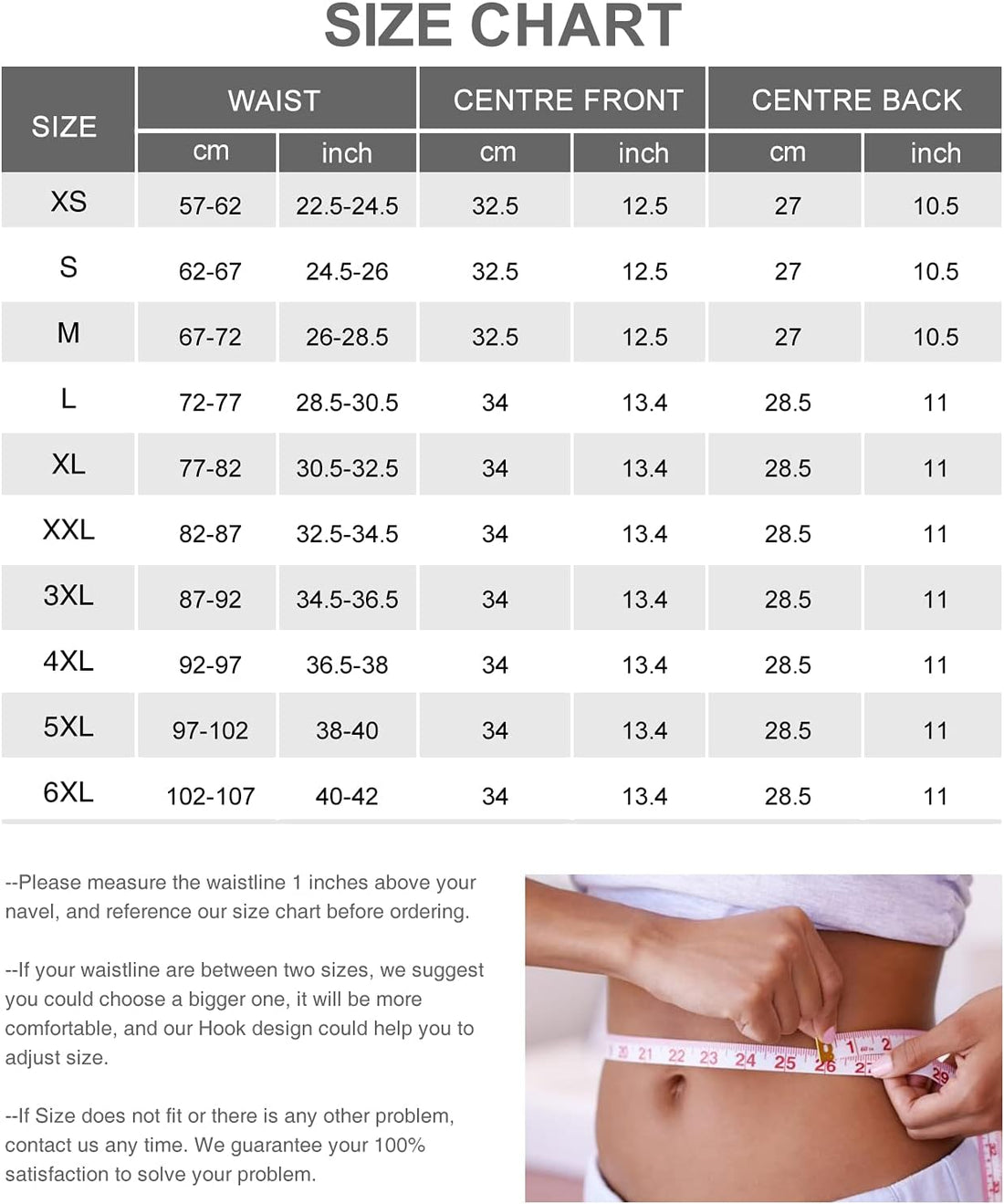 Long Torso Waist Trainer for Women with 1/2/3 Belt plus Size Latex/Neoprene Corset Cincher with Zipper/Hooks