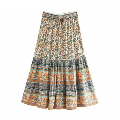 Printed Bohemian Skirt