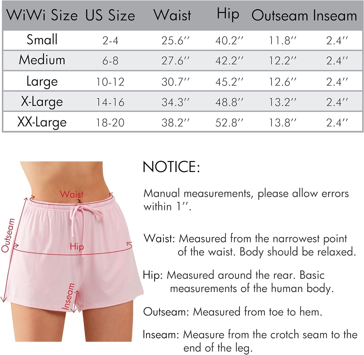 Bamboo Viscose Sleep Shorts for Women Soft Pajama Bottoms Casual Lounge Shorts plus Size Boxers Sleepwear S-4X