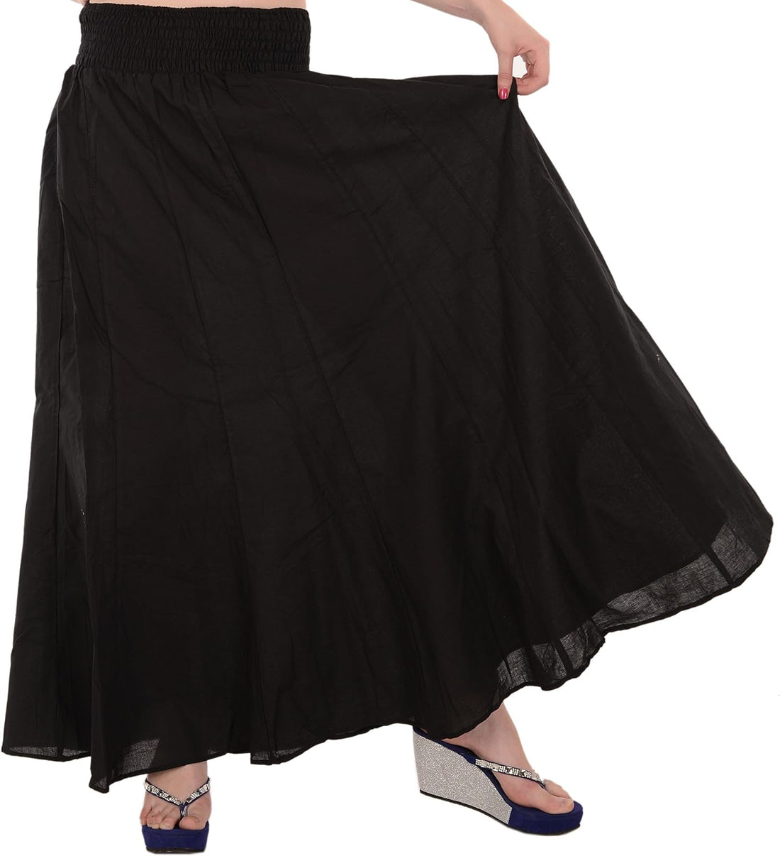 SNS Pure Cotton Beach Long Maxi Evening Skirt.